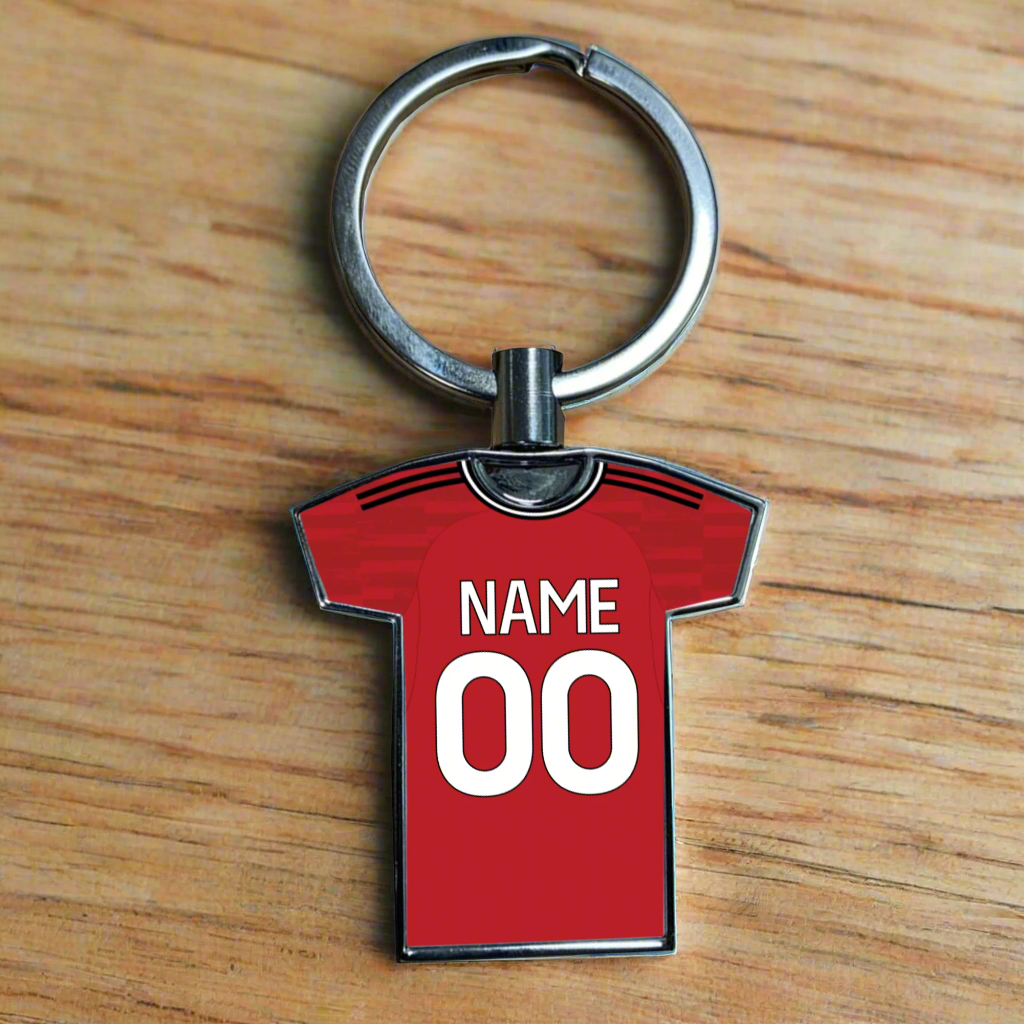 Chelsea Women Third Kit Shirt Metal Keyring (24/25 KIT) - White Lettering