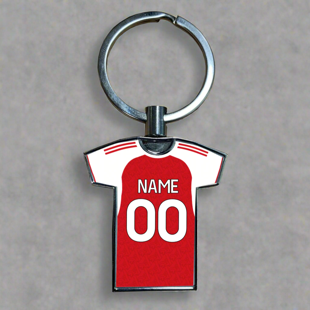 United Women Home Kit Shirt Metal Keyring (24/25 KIT) - RAINBOW EDITION