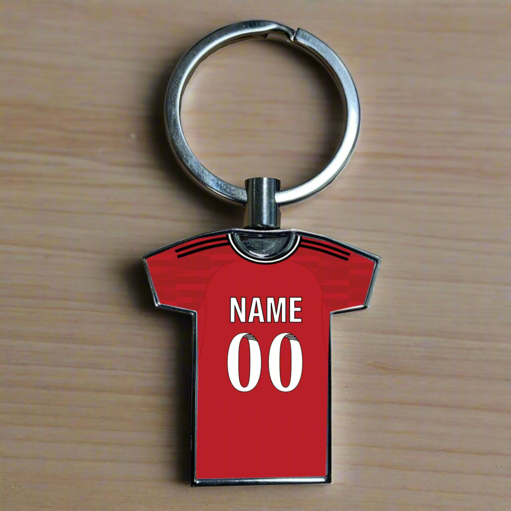 Chelsea Women Third Kit Shirt Metal Keyring (24/25 KIT) - White Lettering