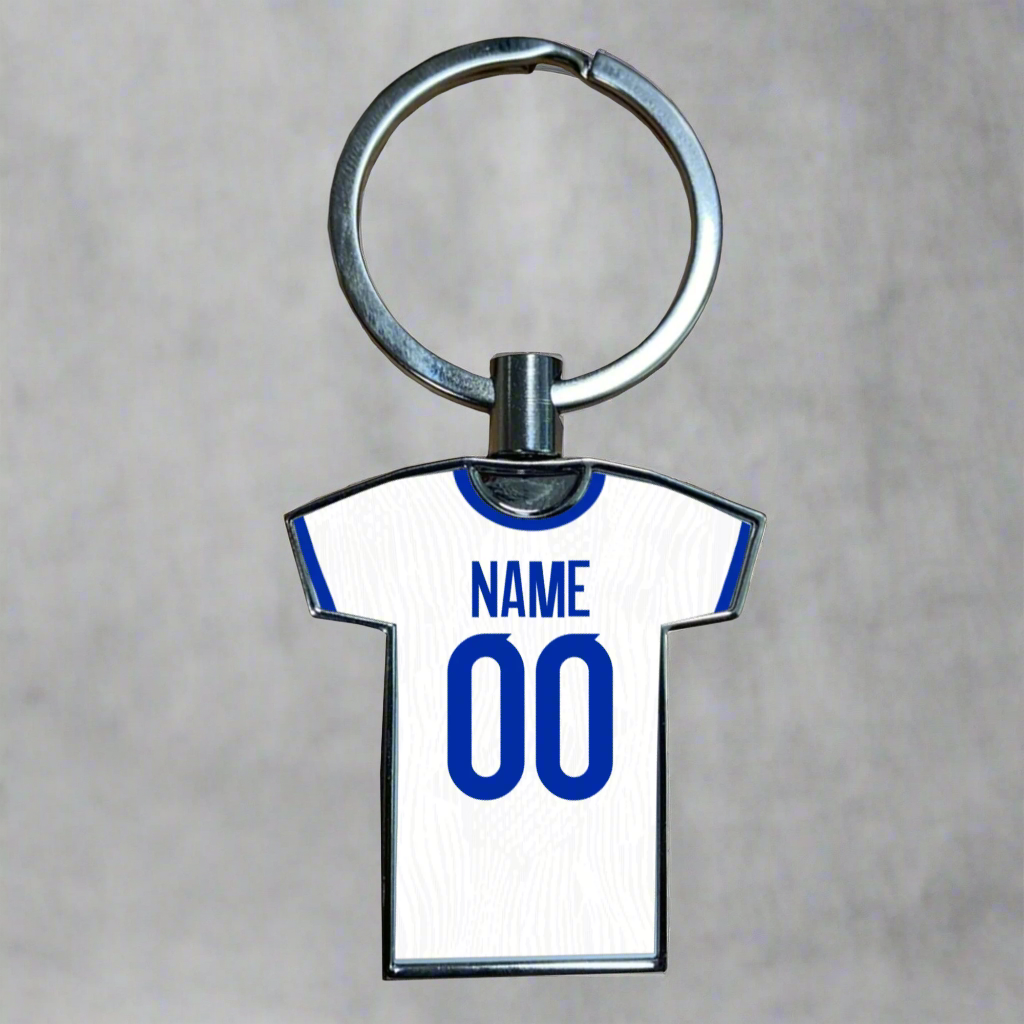 United Women Home Kit Shirt Metal Keyring (24/25 KIT) - RAINBOW EDITION