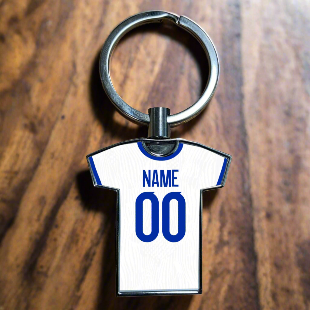 United Women Home Kit Shirt Metal Keyring (24/25 KIT) - RAINBOW EDITION