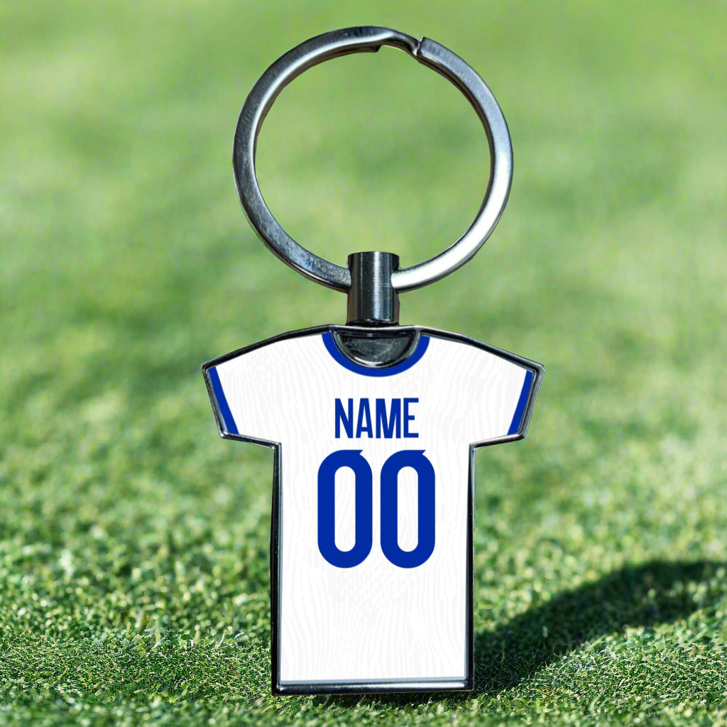 United Women Home Kit Shirt Metal Keyring (24/25 KIT) - RAINBOW EDITION