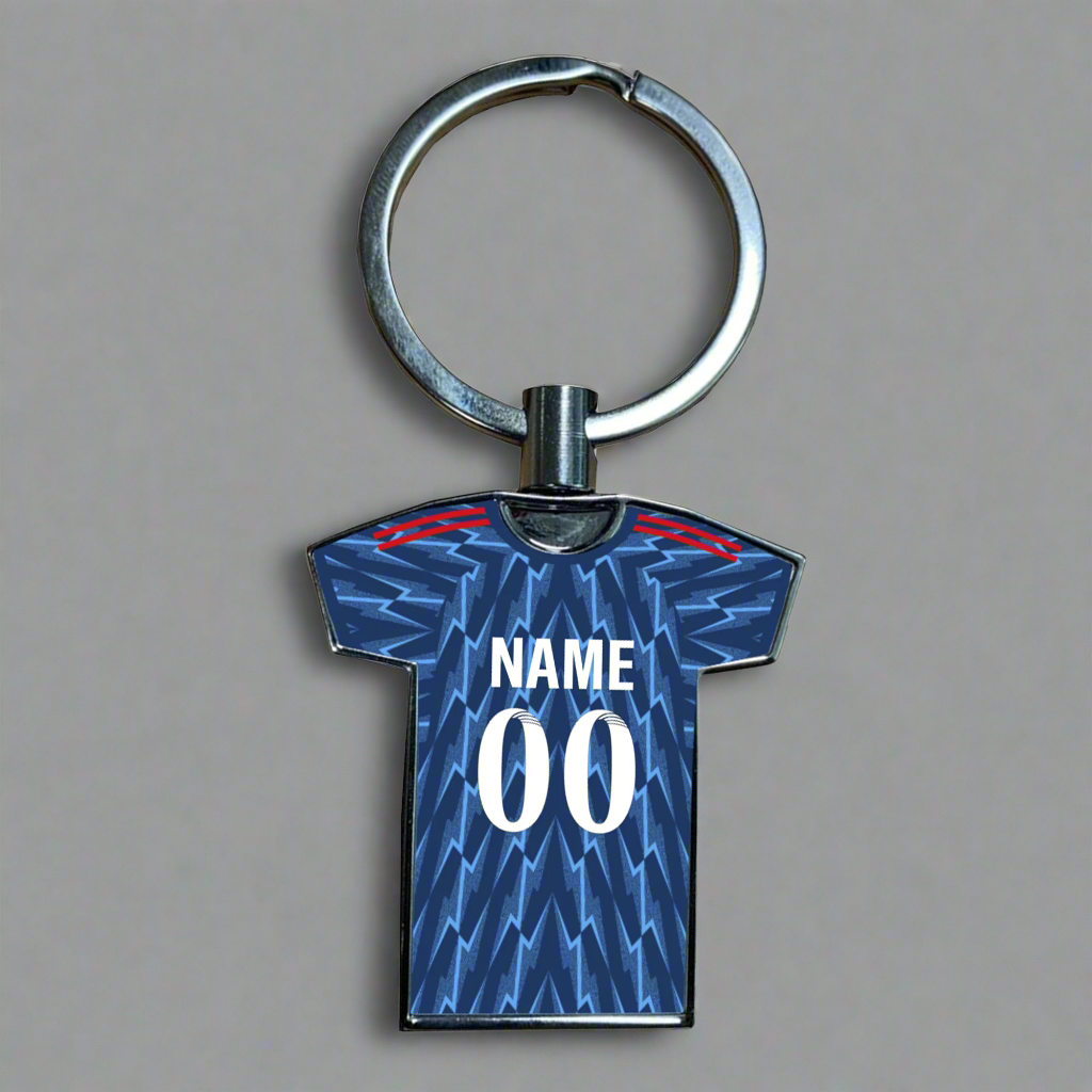 United Women Home Kit Shirt Metal Keyring (24/25 KIT) - RAINBOW EDITION
