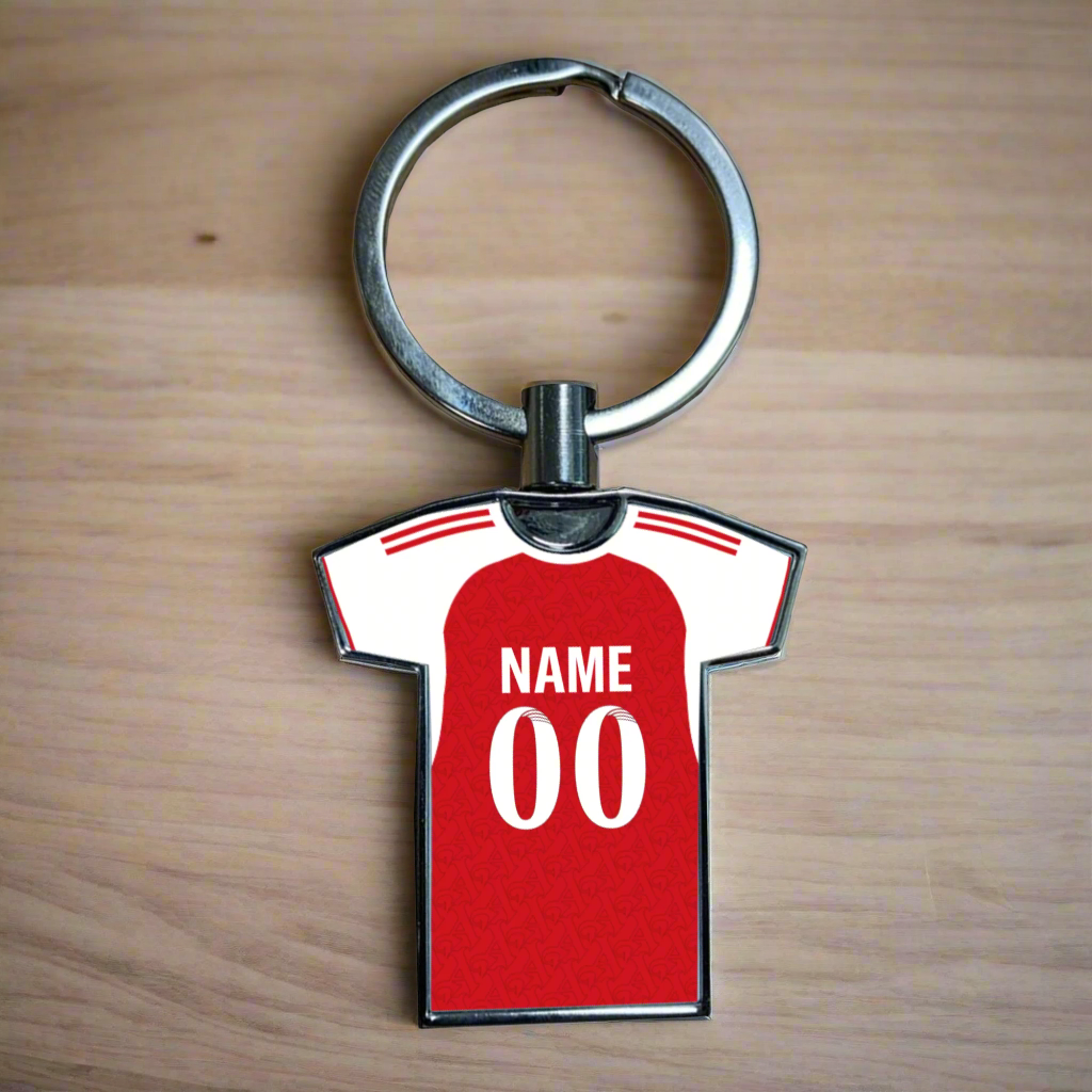 United Women Home Kit Shirt Metal Keyring (24/25 KIT) - RAINBOW EDITION
