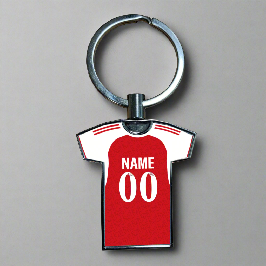 United Women Home Kit Shirt Metal Keyring (24/25 KIT) - RAINBOW EDITION