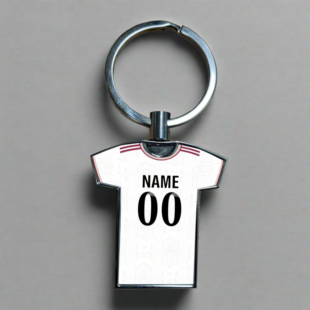 United Women Home Kit Shirt Metal Keyring (24/25 KIT) - RAINBOW EDITION