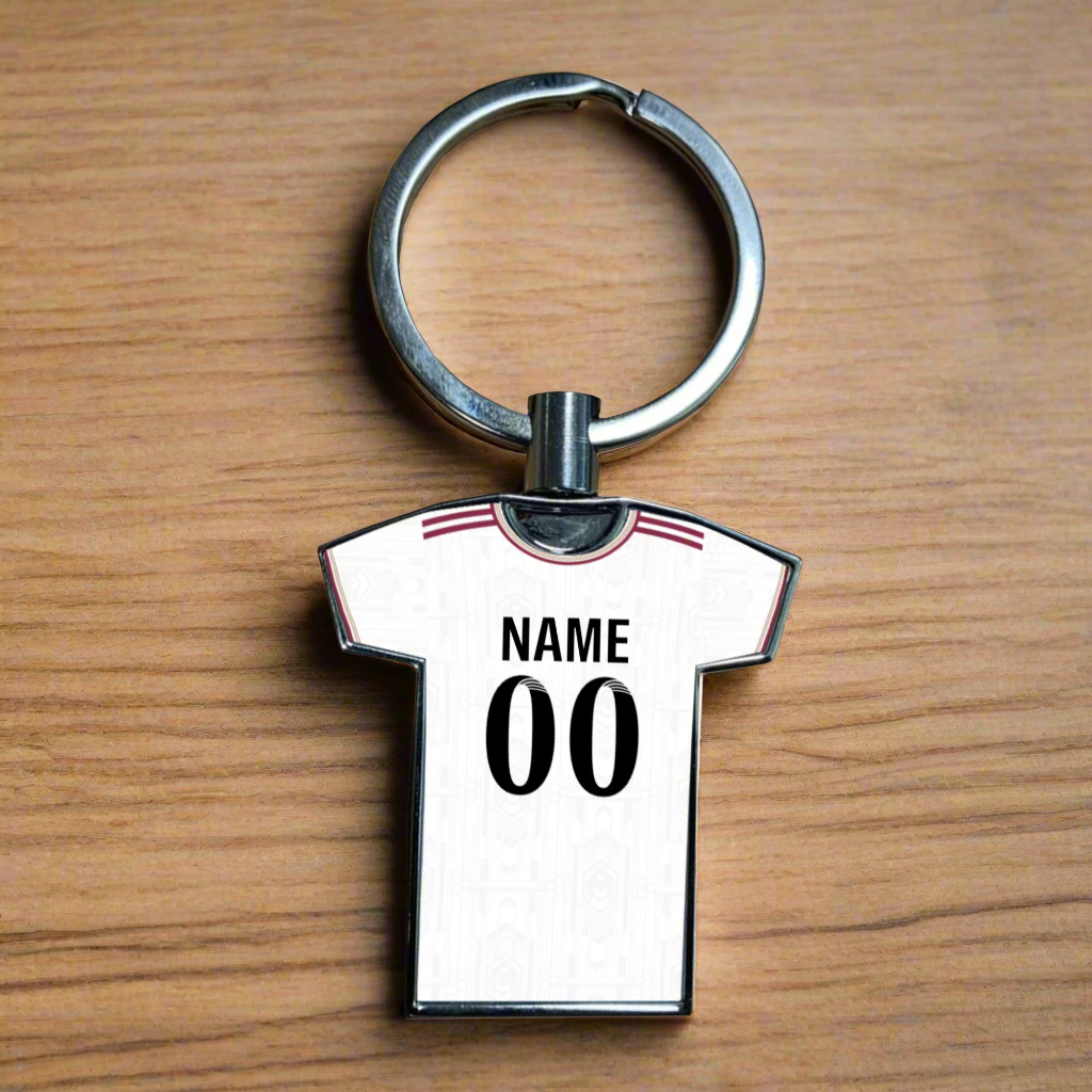 United Women Home Kit Shirt Metal Keyring (24/25 KIT) - RAINBOW EDITION