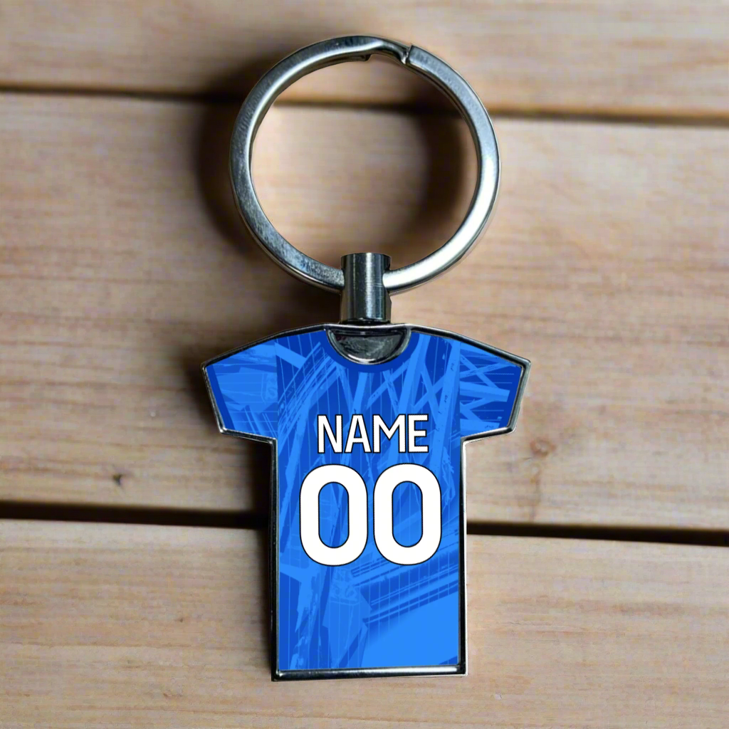 United Women Home Kit Shirt Metal Keyring (24/25 KIT) - RAINBOW EDITION