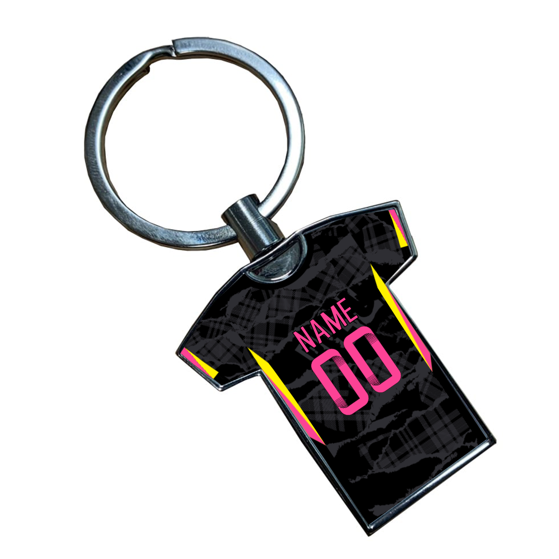 Chelsea Women Third Kit Shirt Metal Keyring (24/25 KIT) - Pink Lettering