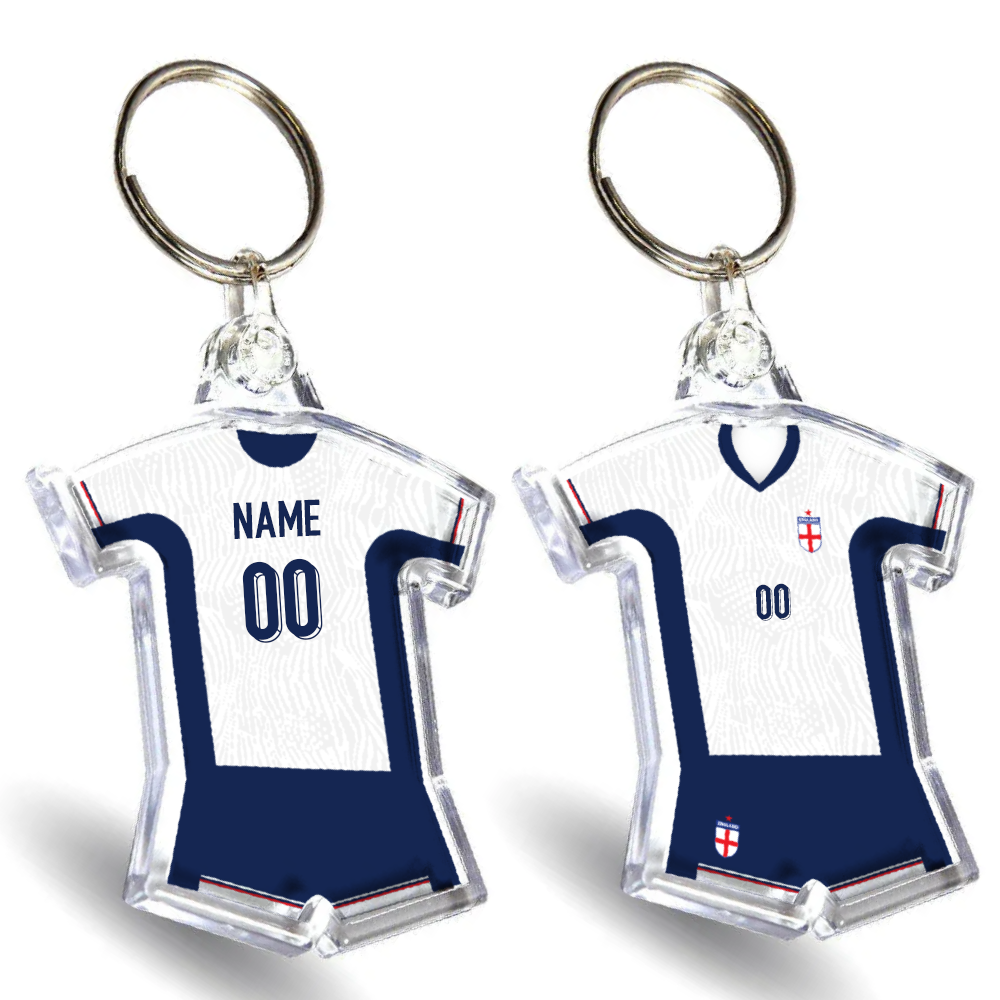 England Acrylic Home Shirt & Shorts Keyring