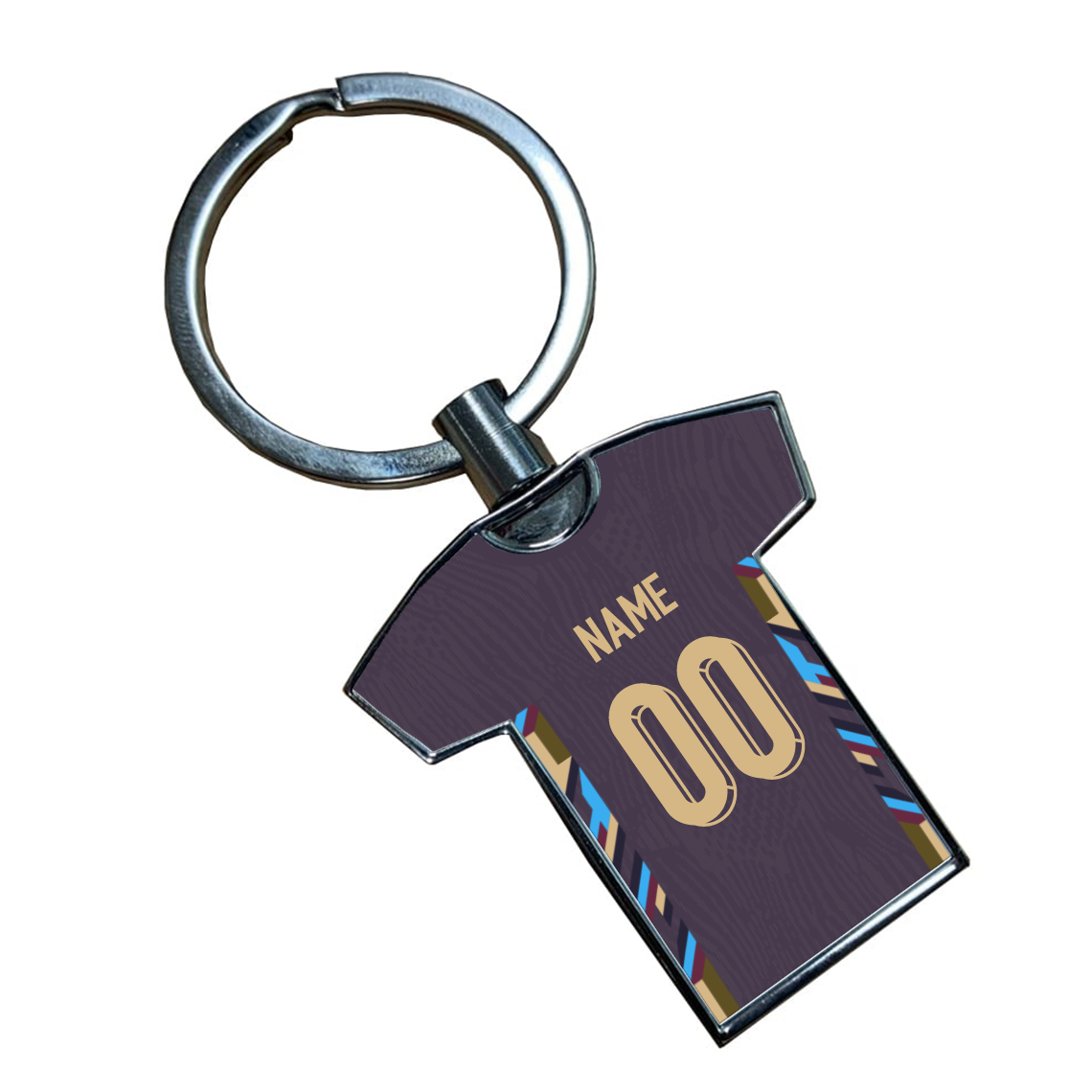 England Metal Away Shirt Keyring