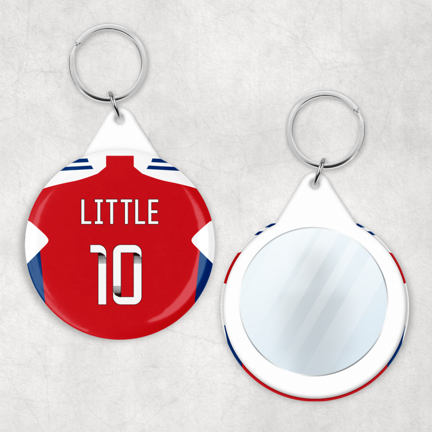 Arsenal Women Home Mirror Keyring (24/25 KIT)