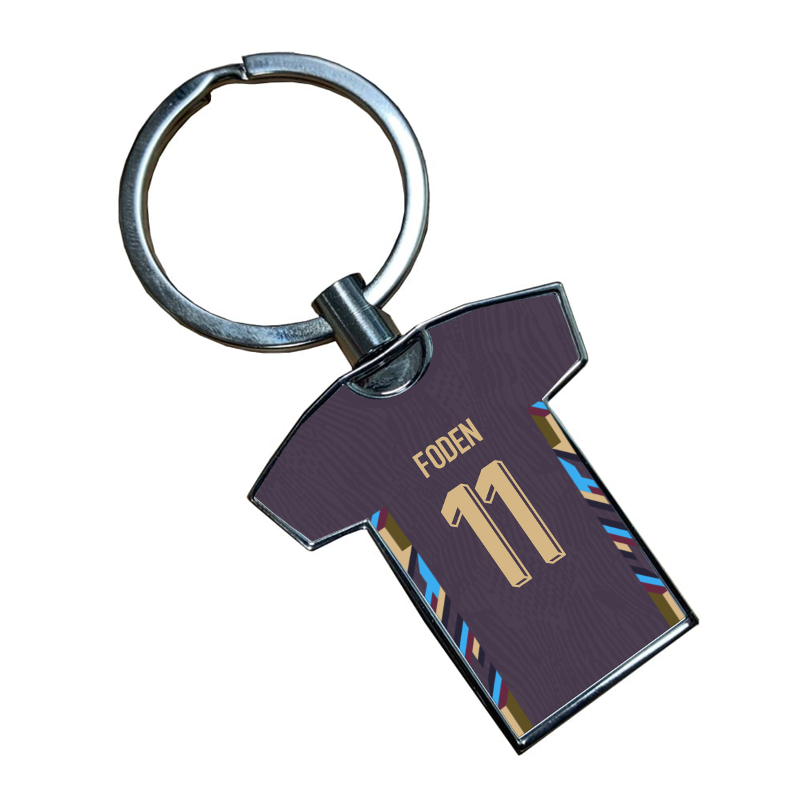England Metal Away Shirt Keyring