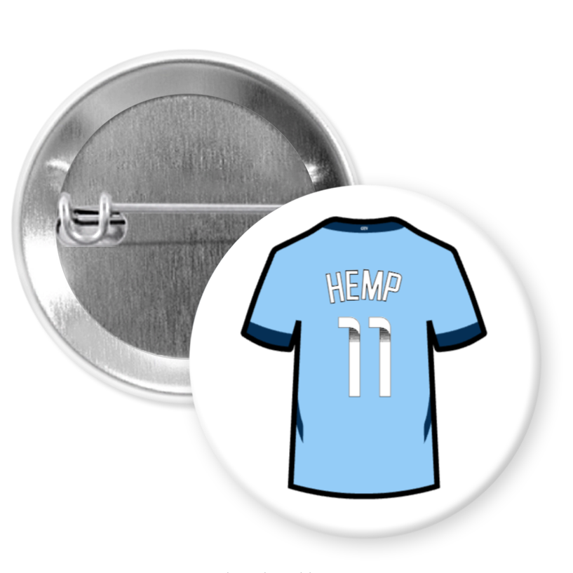 Man City Women Home Shirt Illustration Player Badges (24/25 KIT)