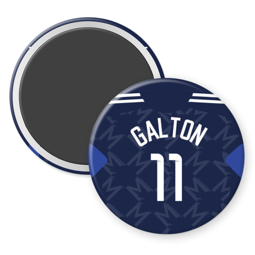 United Women Away Kit Player Fridge Magnets (24/25 KIT)
