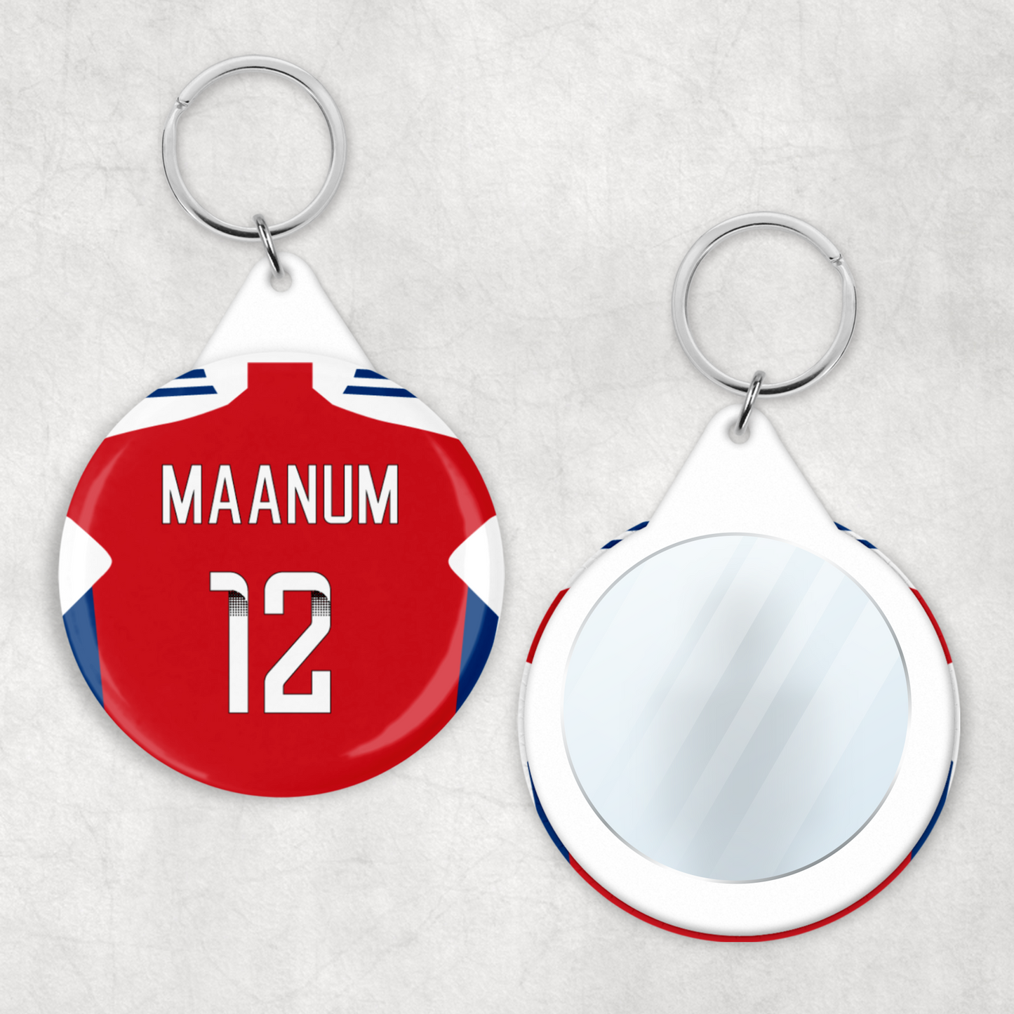 Arsenal Women Home Mirror Keyring (24/25 KIT)