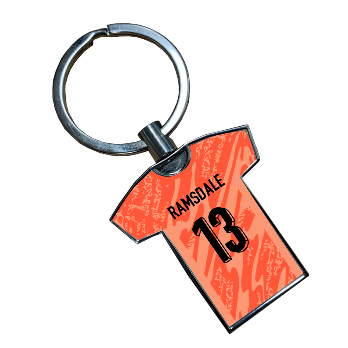 England Metal Goalkeeper Shirt Keyring