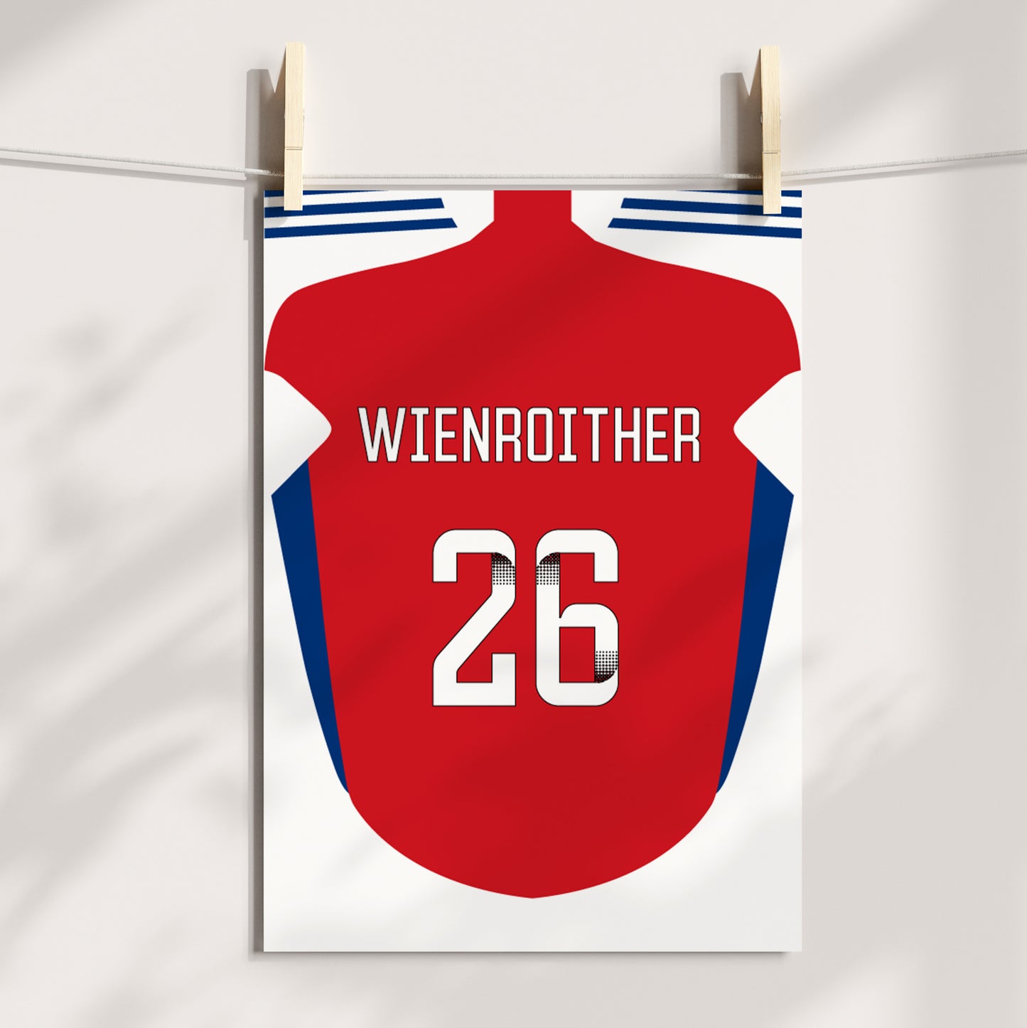 Arsenal Women Home Kit Poster (24/25 Kit)