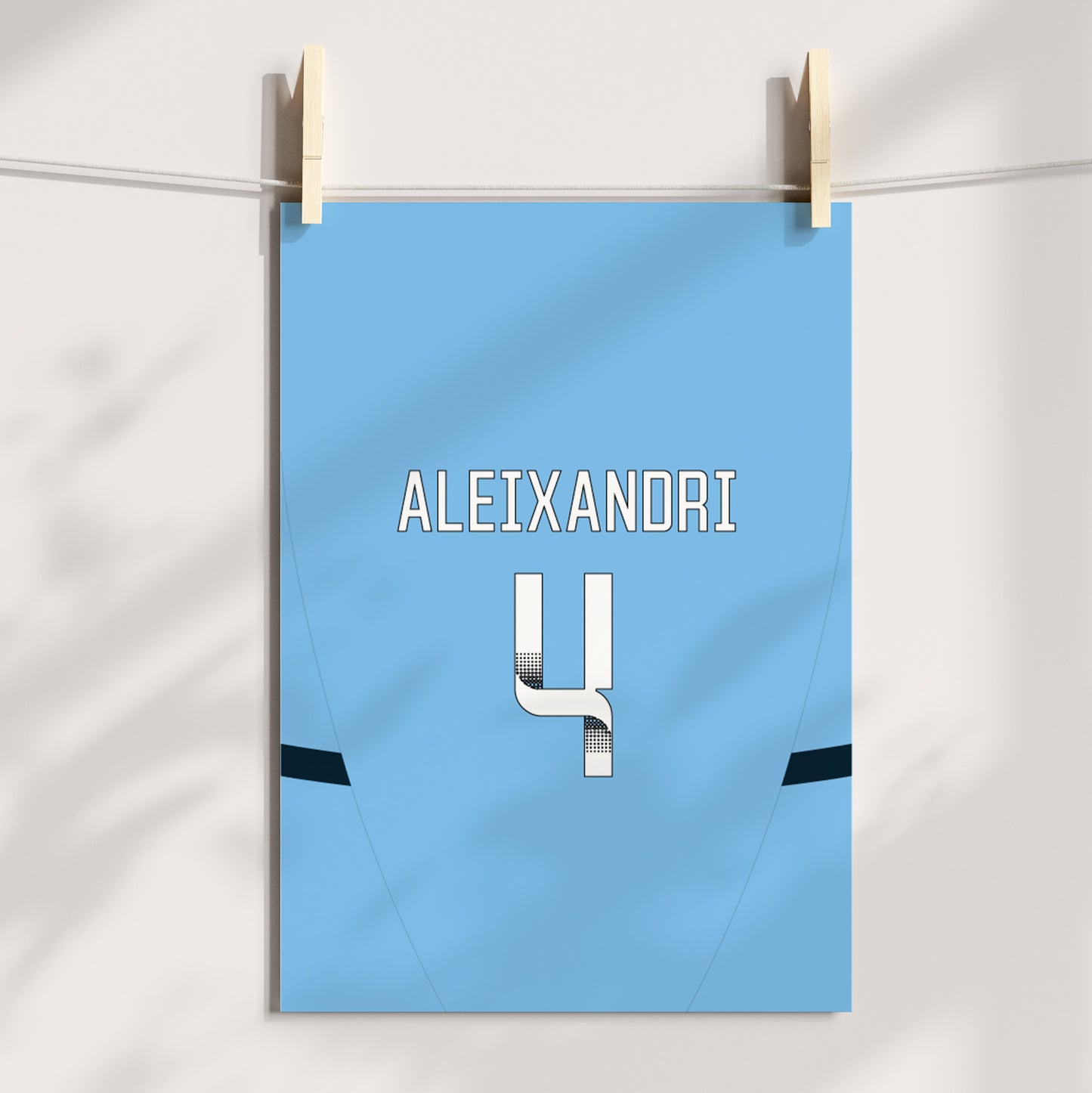 Man City Women Home Kit Poster (24/25 Kit)