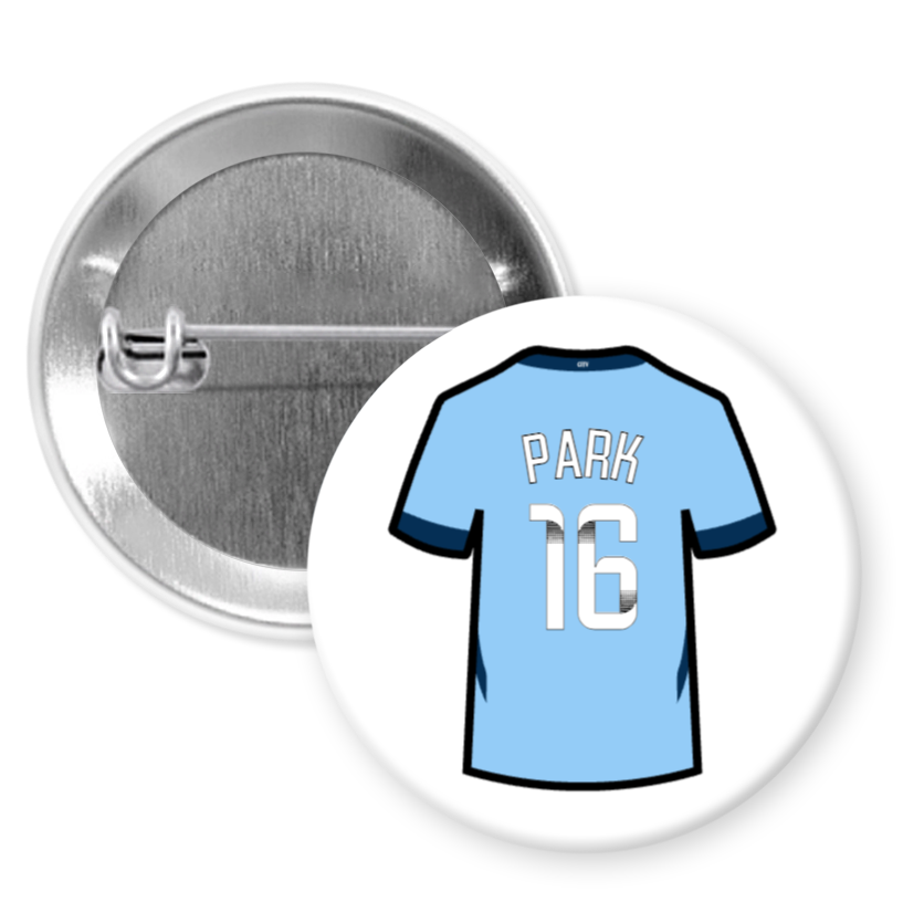 Man City Women Home Shirt Illustration Player Badges (24/25 KIT)