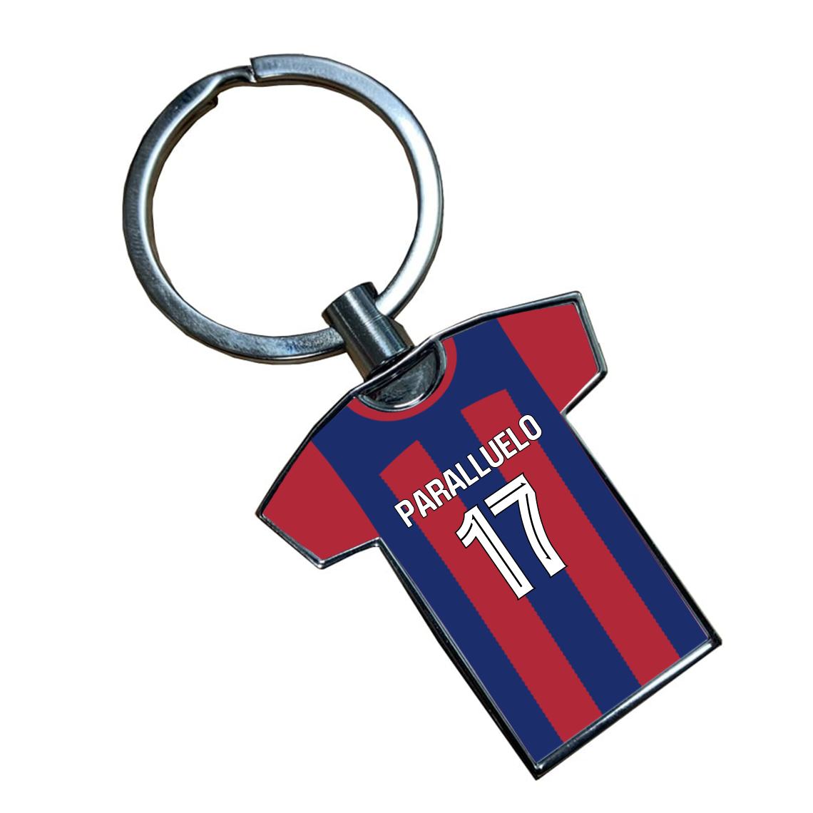 Barcelona Women Home Kit Shirt Metal Keyring
