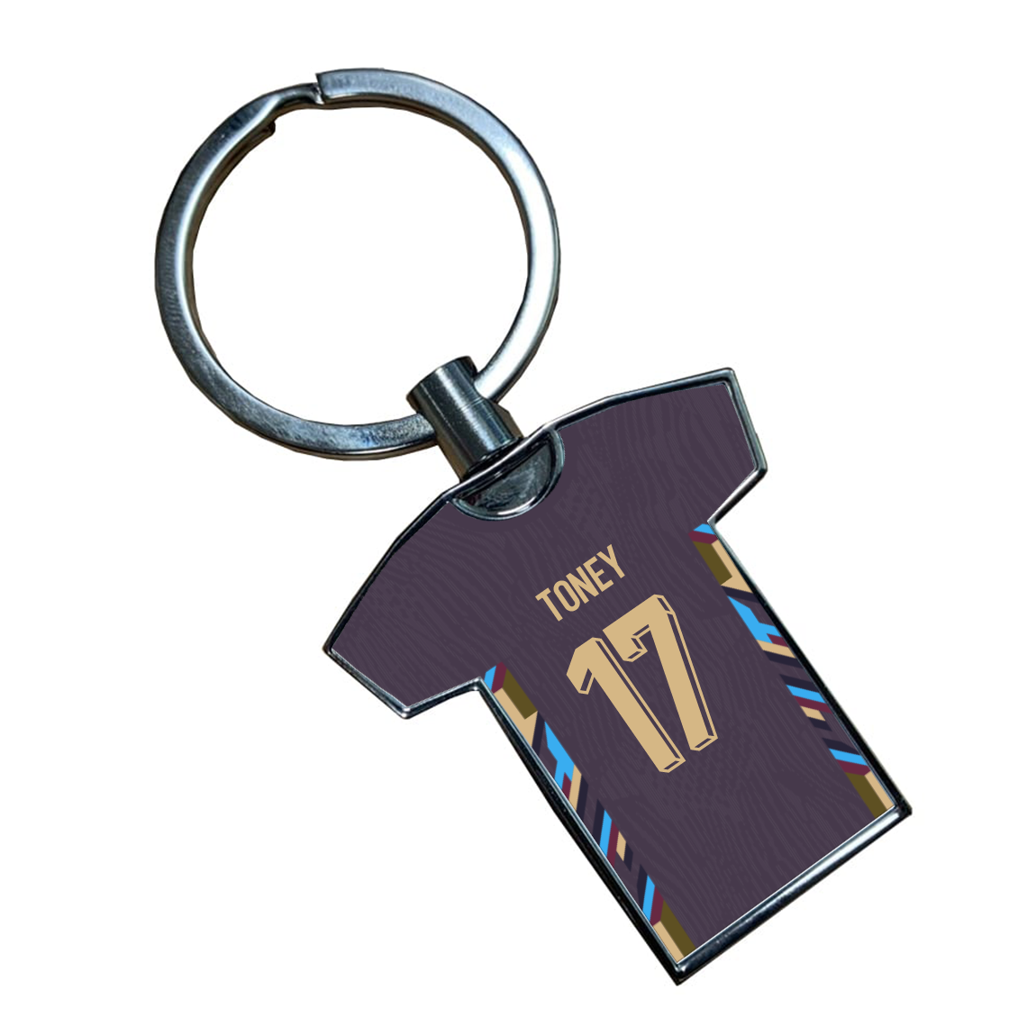 England Metal Away Shirt Keyring