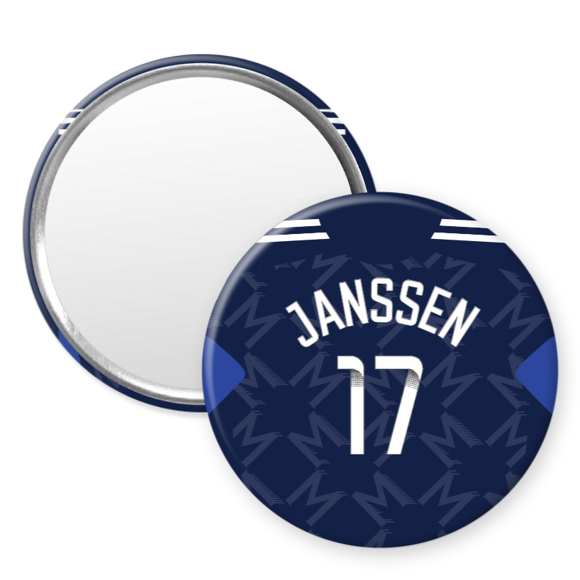 United Women Away Kit Style 58mm Pocket Mirror (24/25 KIT)