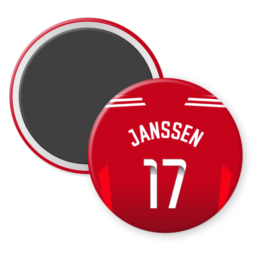 United Women Home Kit Player Fridge Magnets (24/25 KIT)