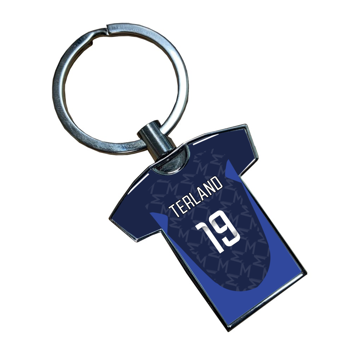 United Women Away Kit Shirt Metal Keyring (24/25 KIT)