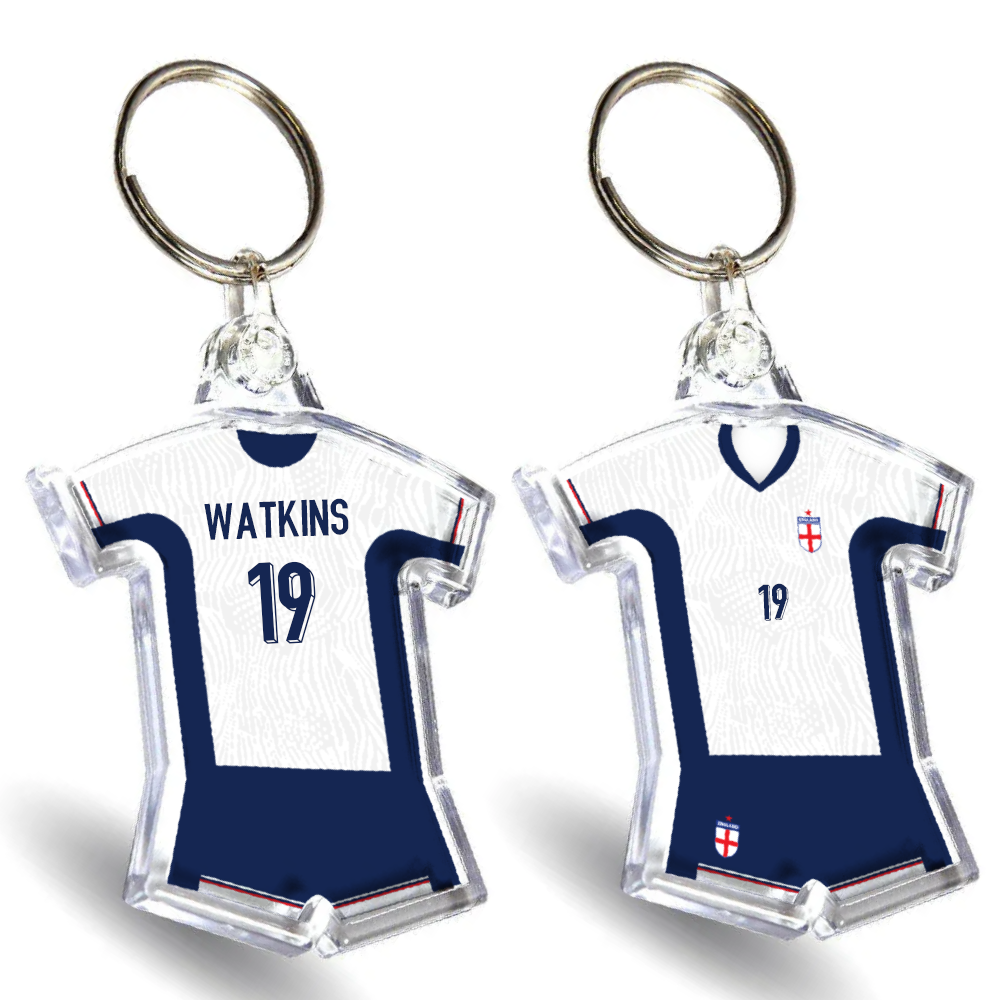 England Acrylic Home Shirt & Shorts Keyring