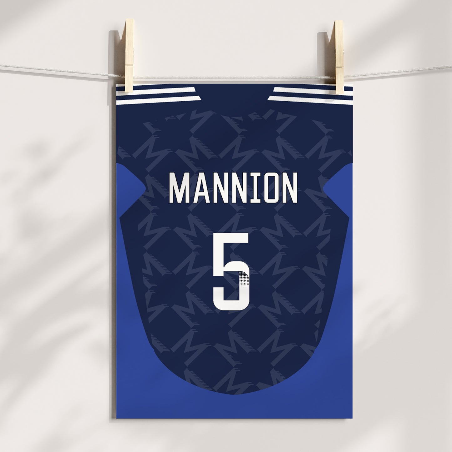 Man Utd Women Away Kit Poster (24/25 Kit)