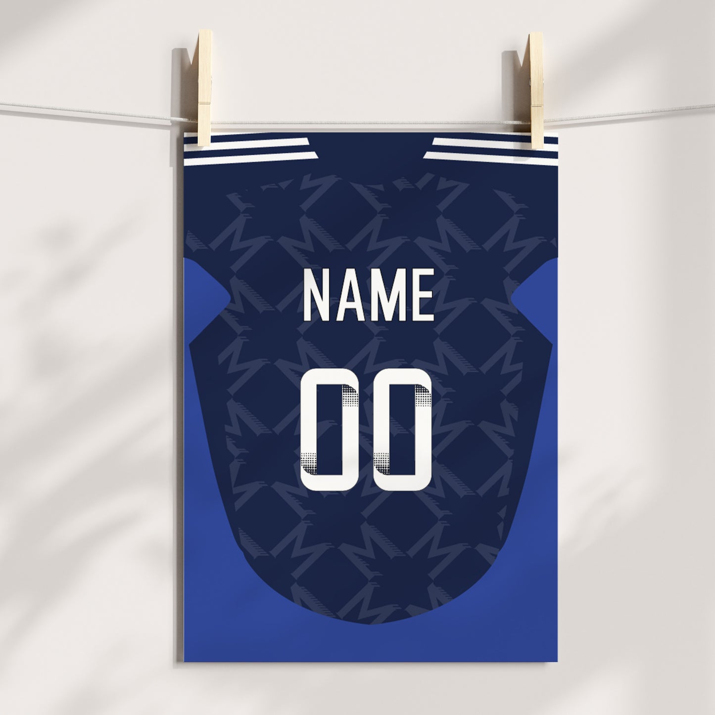Man Utd Women Away Kit Poster (24/25 Kit)
