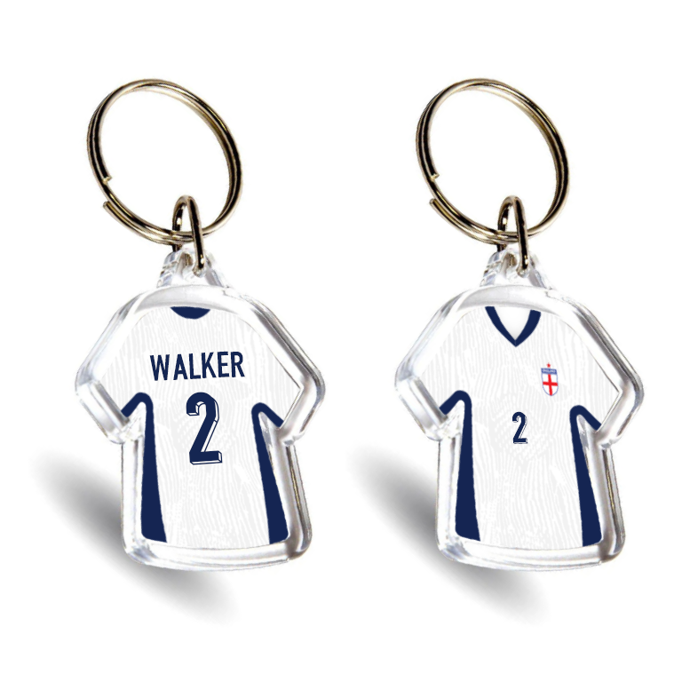 England Acrylic Home Mini Shirt Keyring