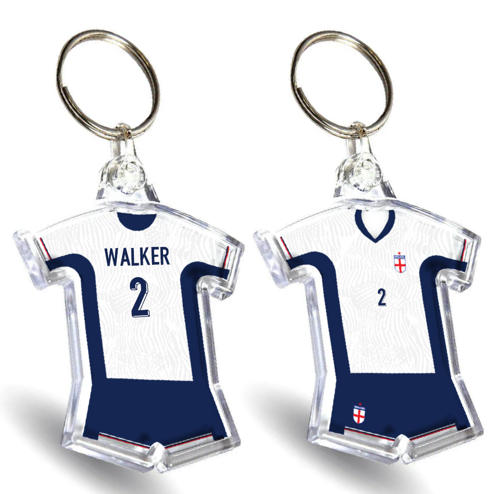 England Acrylic Home Shirt & Shorts Keyring