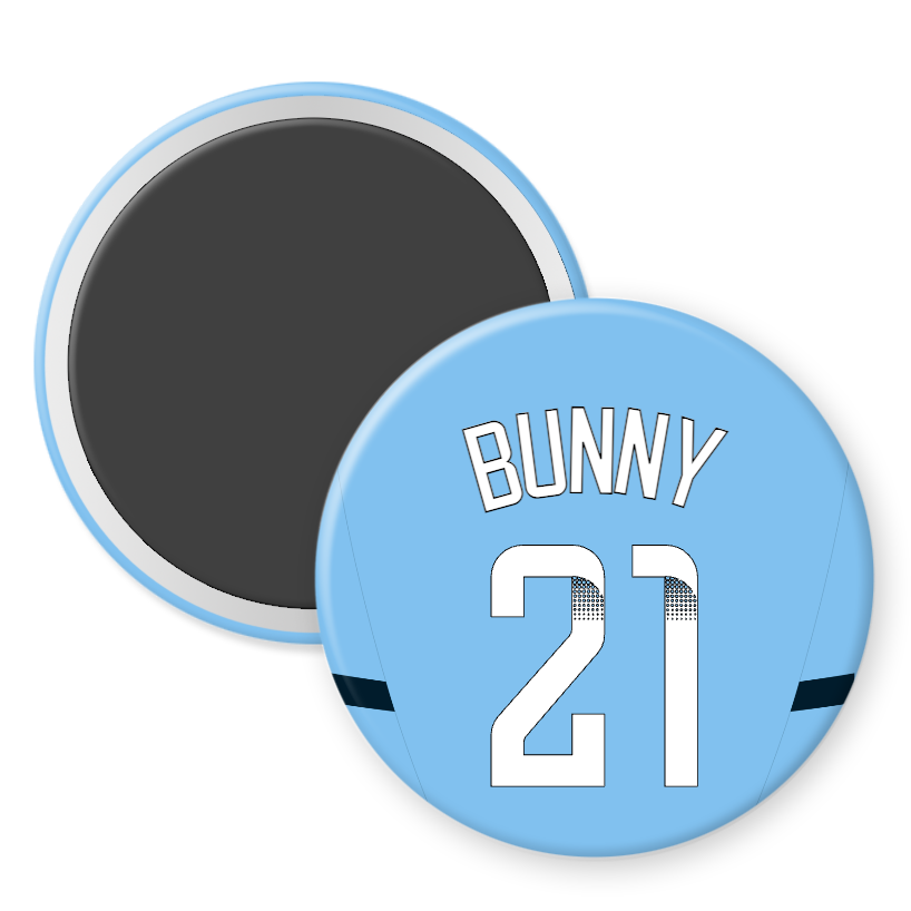 Man City Women Home Kit Player Fridge Magnets (24/25 KIT)
