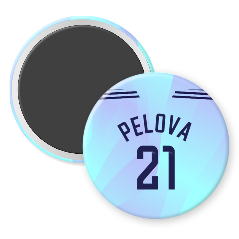 Arsenal Women Third Kit Player Fridge Magnets (24/25 Kit)