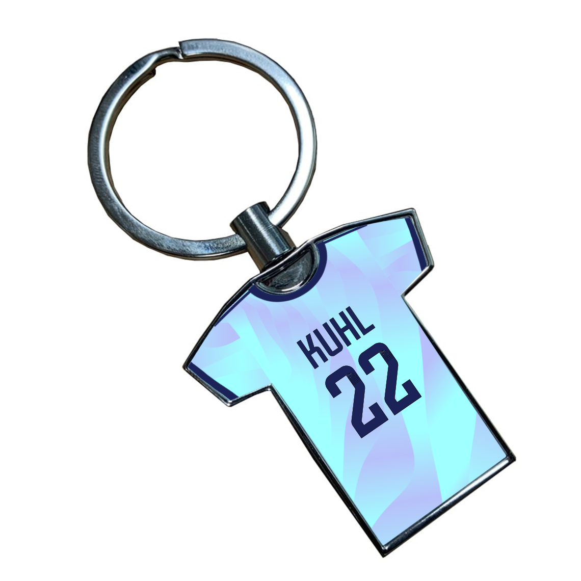 Arsenal Women Third Kit Shirt Metal Keyring (24/25 KIT)