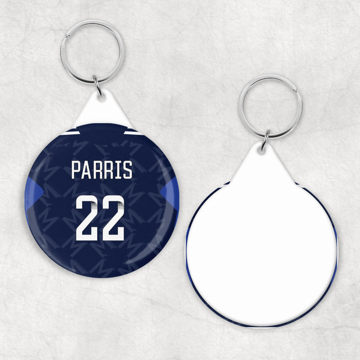 United Women Away Kit Button Keyring (24/25 KIT)