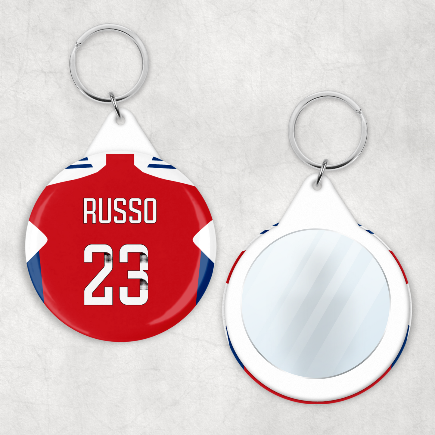 Arsenal Women Home Mirror Keyring (24/25 KIT)