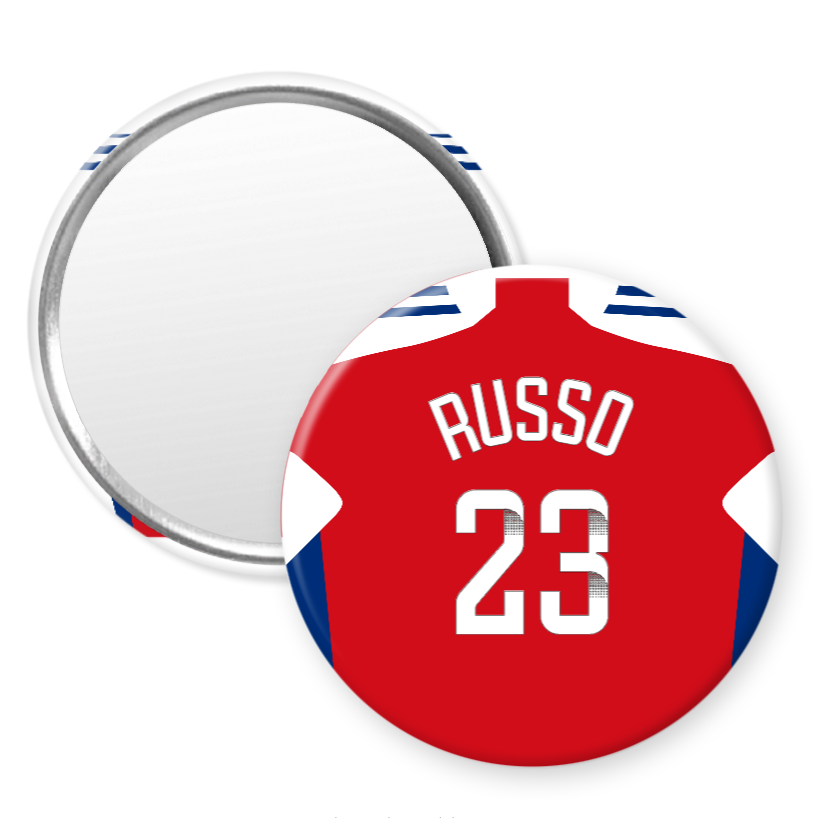 Arsenal Women Home Kit Style 58mm Pocket Mirror (24/25 KIT)