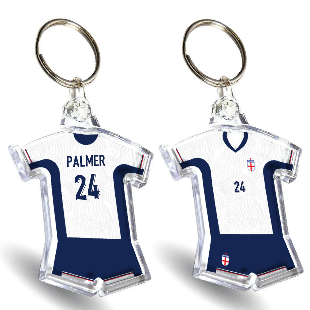 England Acrylic Home Shirt & Shorts Keyring