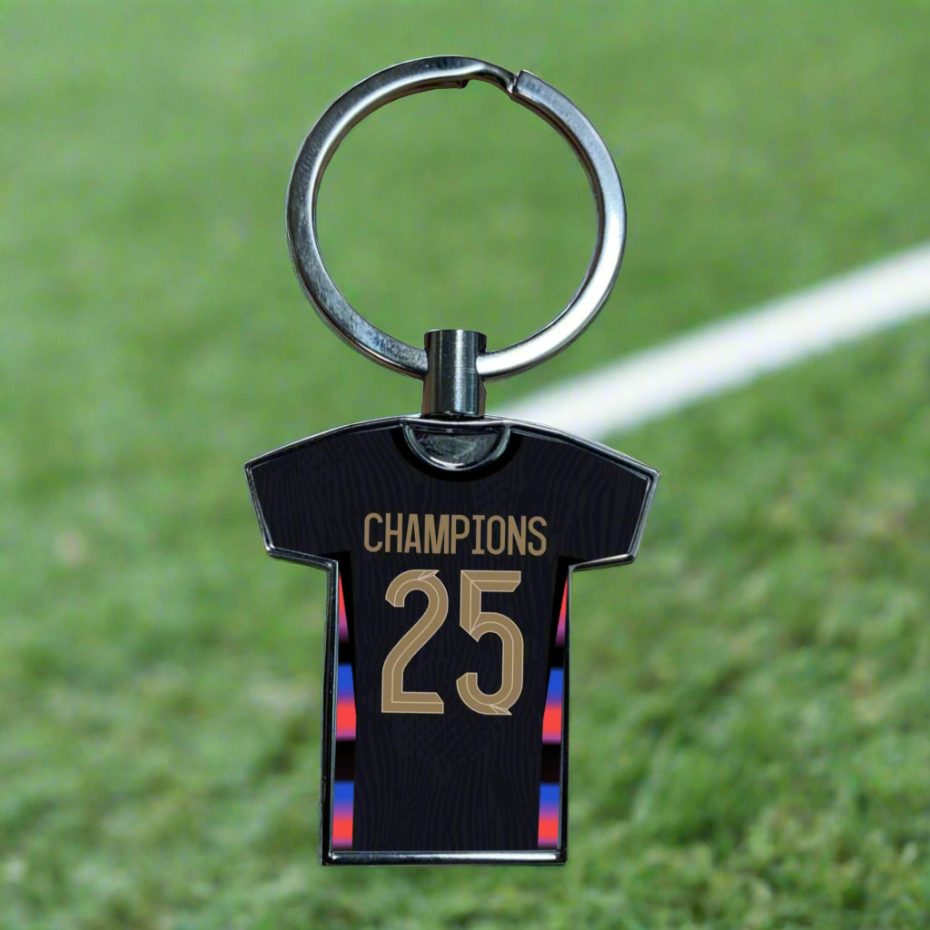 United Women Home Kit Shirt Metal Keyring (24/25 KIT) - RAINBOW EDITION