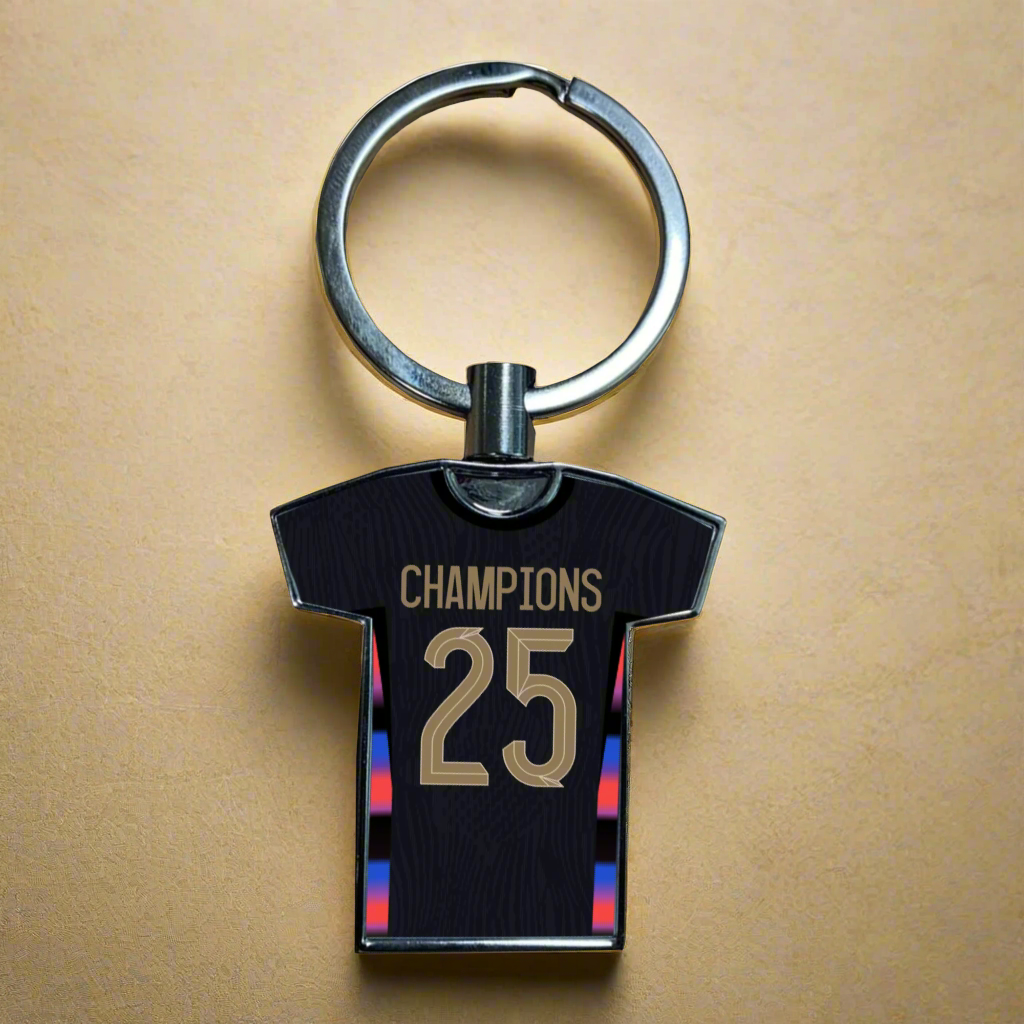 United Women Home Kit Shirt Metal Keyring (24/25 KIT) - RAINBOW EDITION
