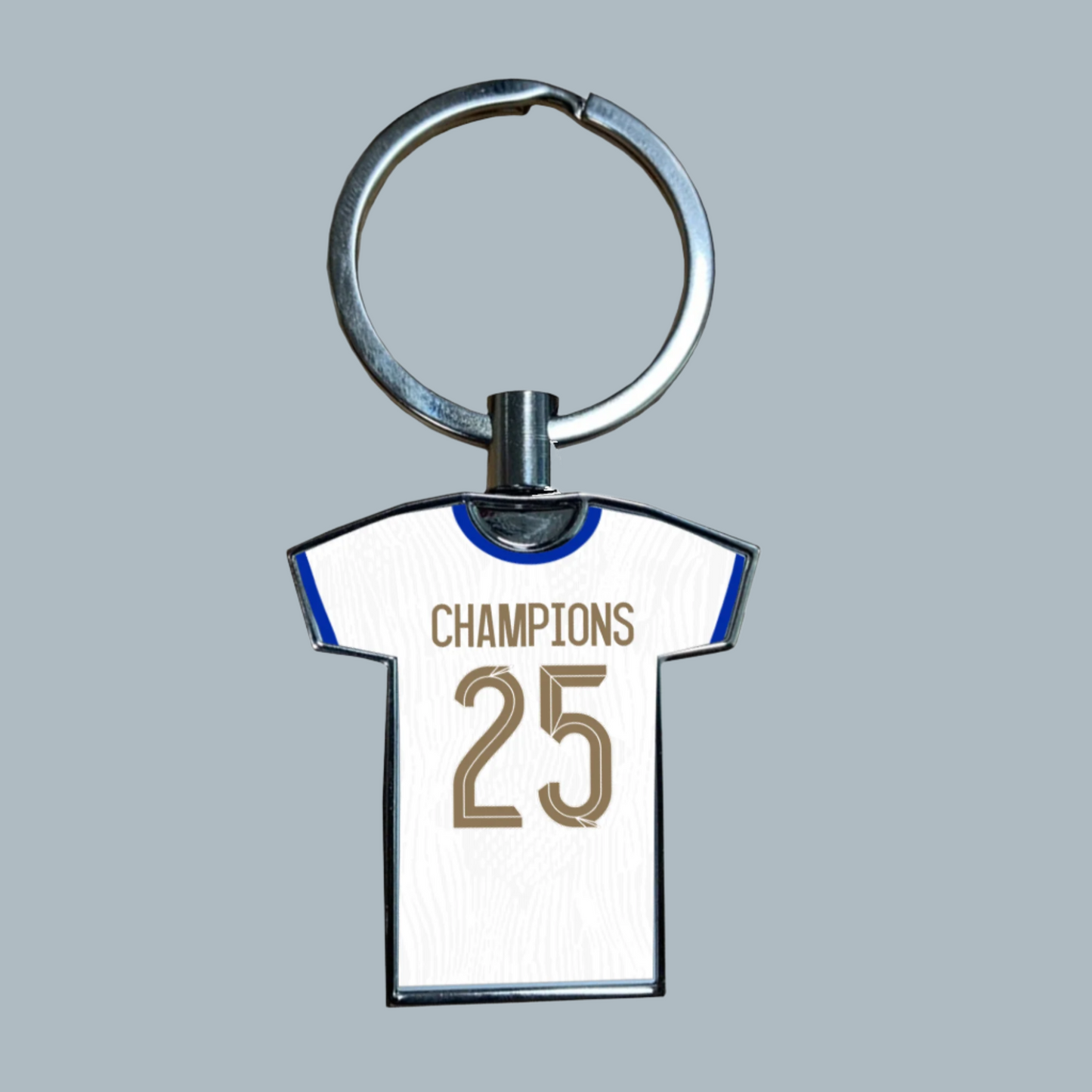 United Women Home Kit Shirt Metal Keyring (24/25 KIT) - RAINBOW EDITION
