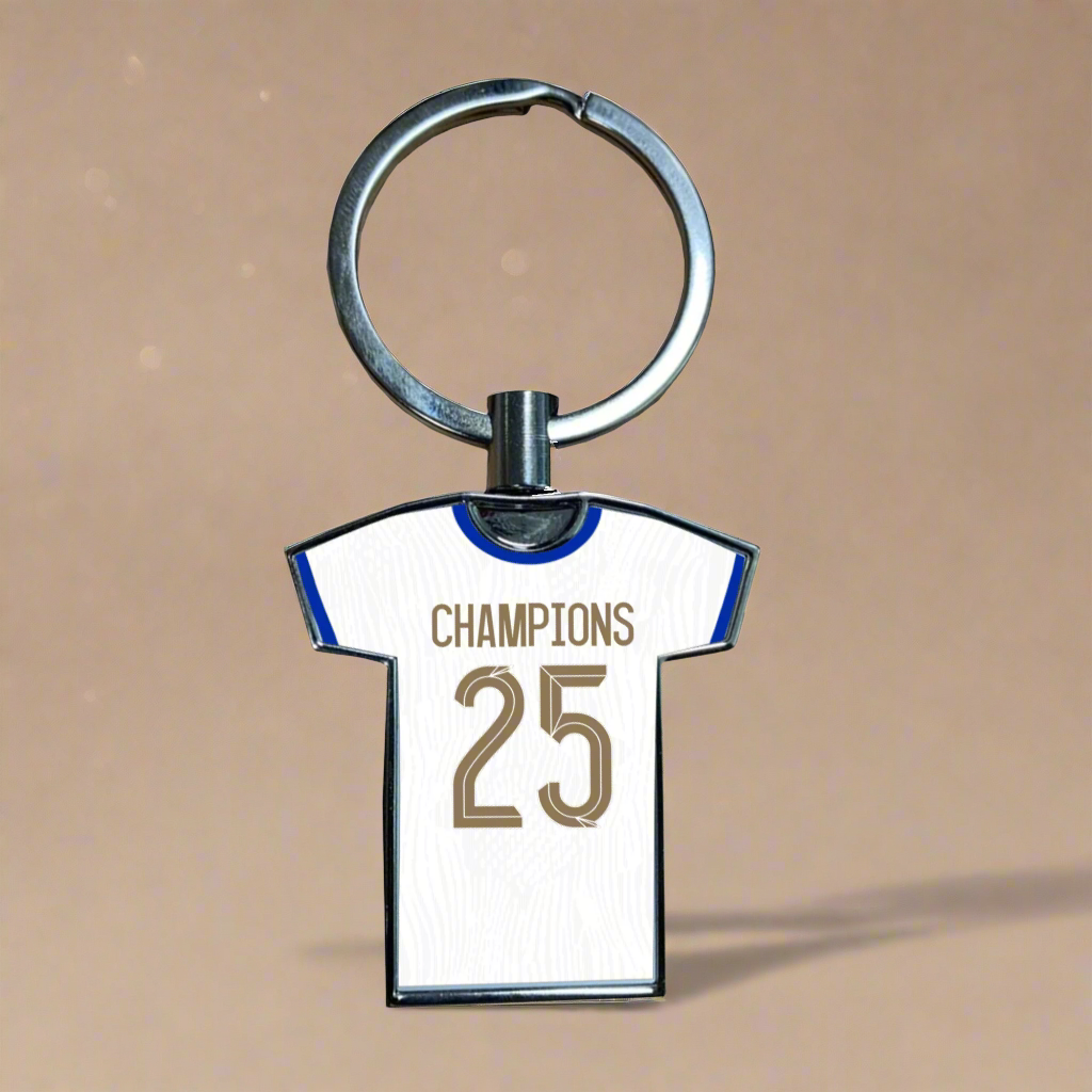 United Women Home Kit Shirt Metal Keyring (24/25 KIT) - RAINBOW EDITION
