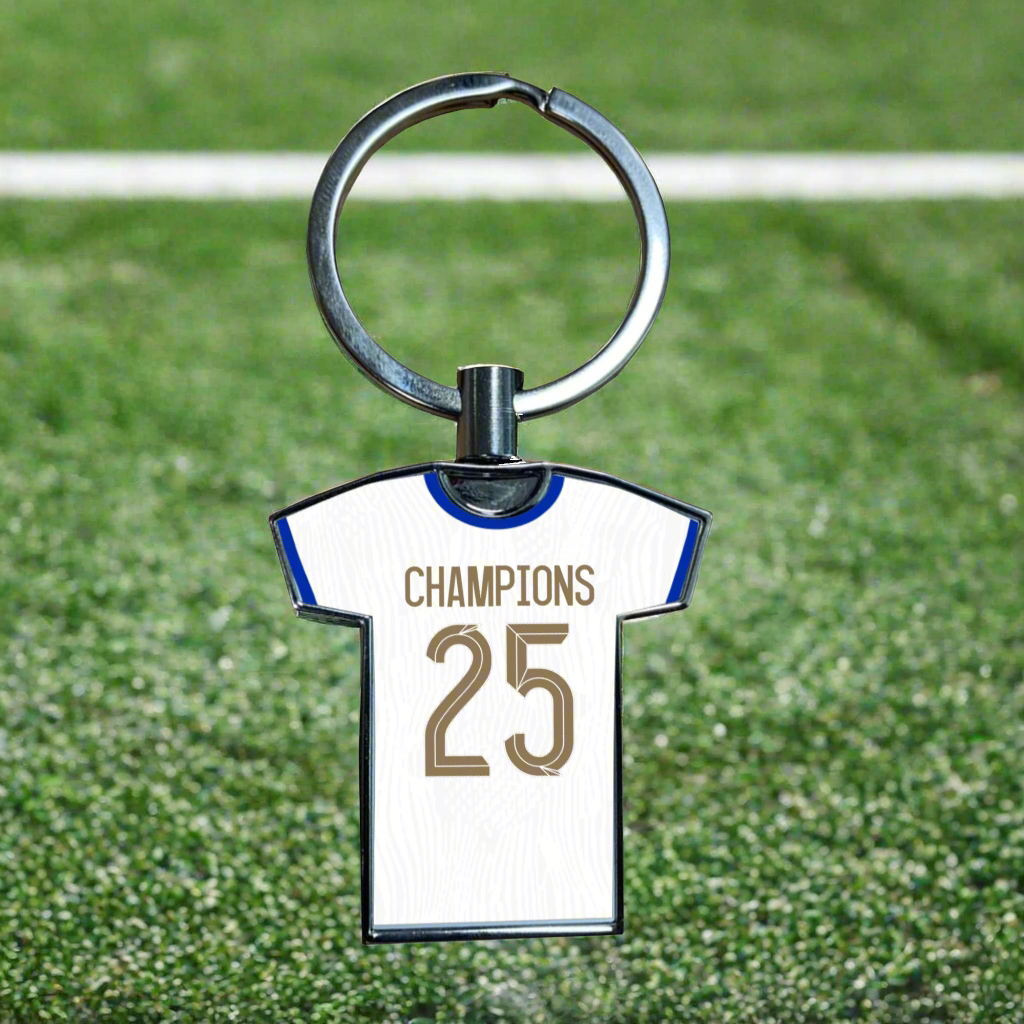 United Women Home Kit Shirt Metal Keyring (24/25 KIT) - RAINBOW EDITION