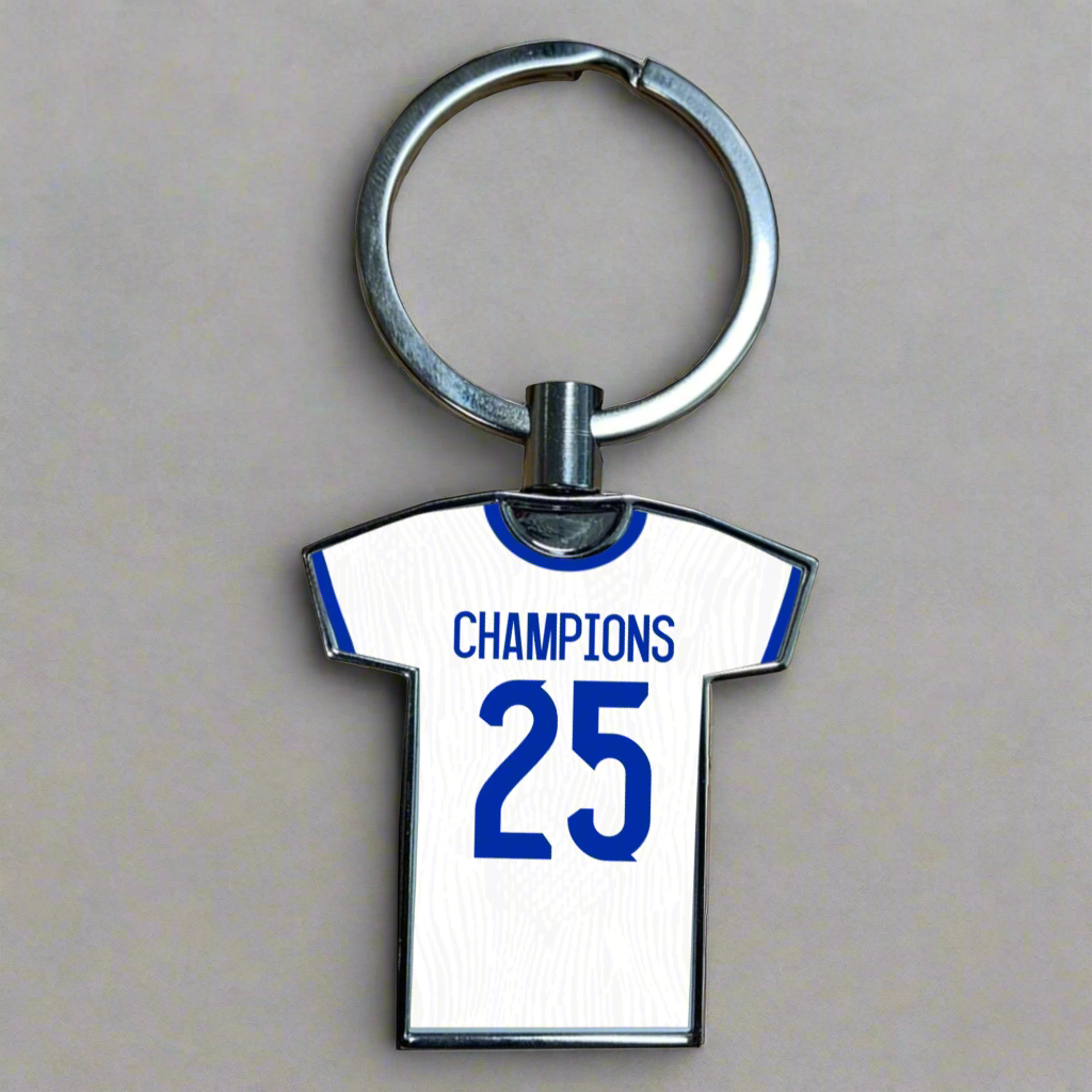United Women Home Kit Shirt Metal Keyring (24/25 KIT) - RAINBOW EDITION
