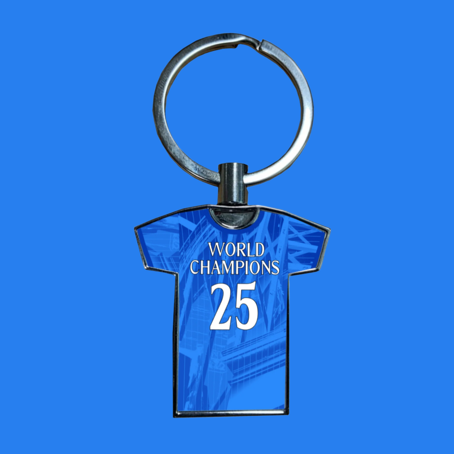 United Women Home Kit Shirt Metal Keyring (24/25 KIT) - RAINBOW EDITION