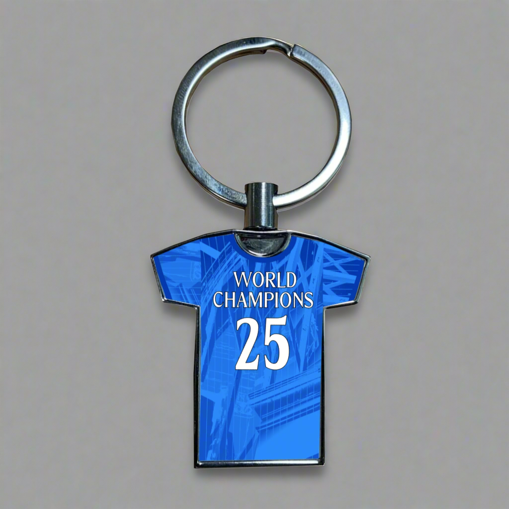 United Women Home Kit Shirt Metal Keyring (24/25 KIT) - RAINBOW EDITION