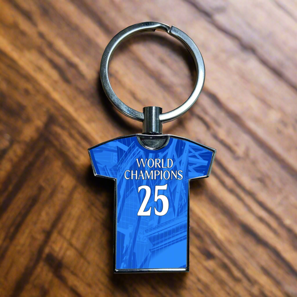 United Women Home Kit Shirt Metal Keyring (24/25 KIT) - RAINBOW EDITION